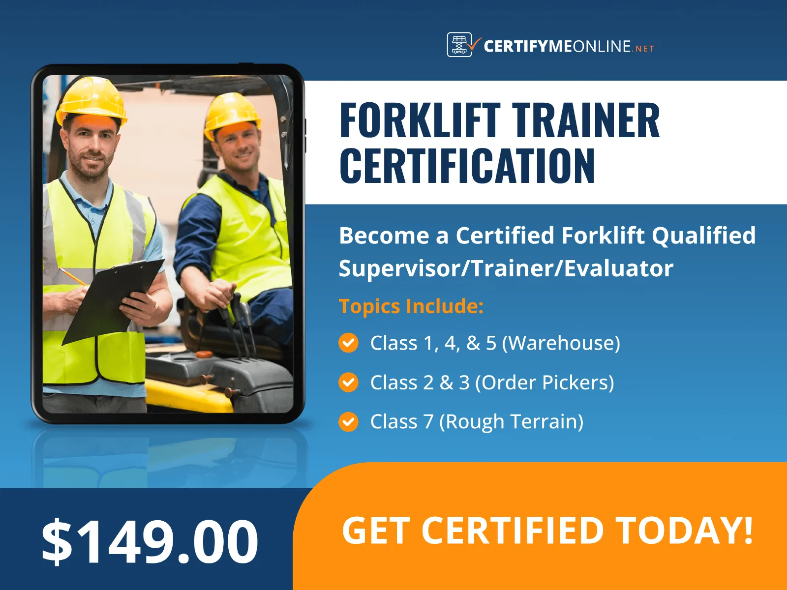 forklift trainer certification