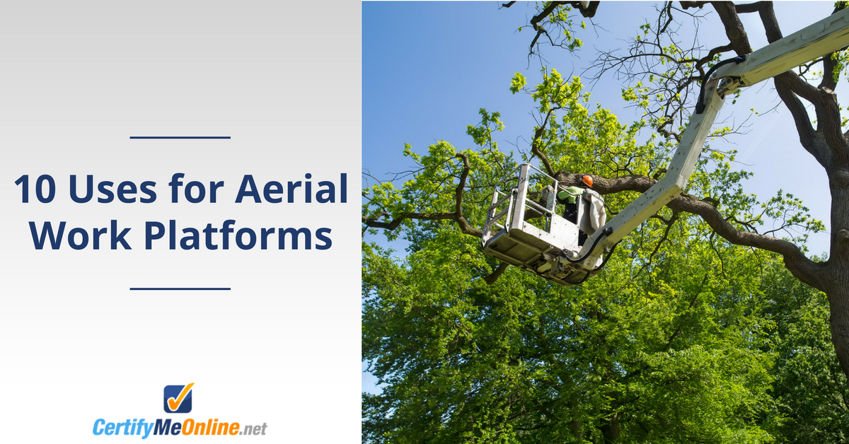 10 uses for aerial work platforms