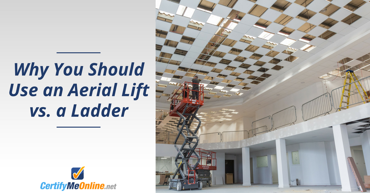 CMO - aerial lifts vs. ladders
