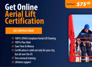 Aerial lift certification online 