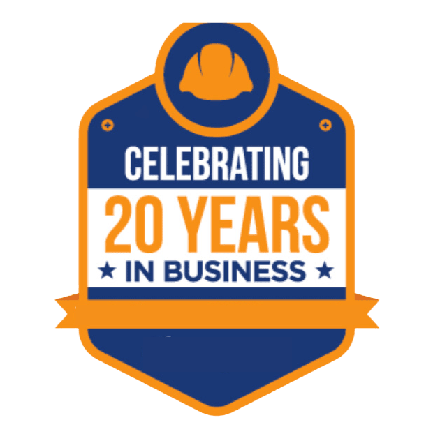 Celebrating 20 years in business.