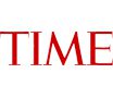 The logo of Time magazine features a timeless design.