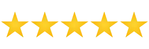 Four out of five gold stars, with the fifth star partially filled, indicating a 4.5-star rating.