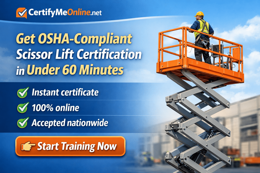 OSHA Compliant Scissor Lift Certification for 2026