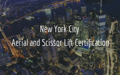 new york aerial and scissor lift certification